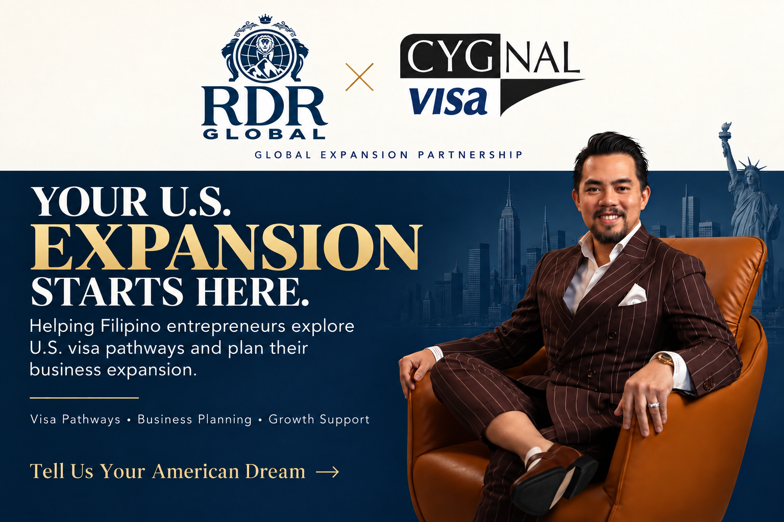 RDR Global Expansion × Cygnal Visa: Taking Filipino Businesses to the Next Level